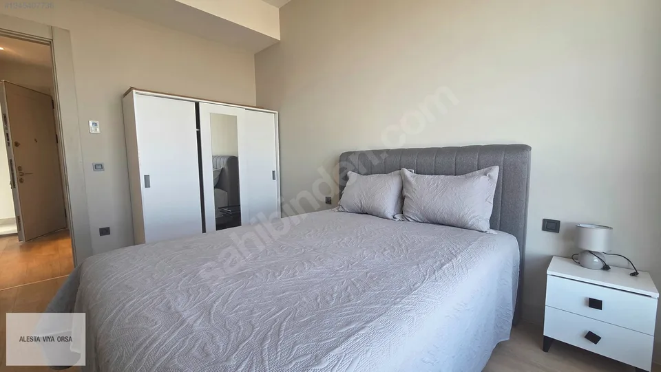 Evora İzmir'de 20. katta eşyalı 1+1 kiralık daire, fotoğraf 17