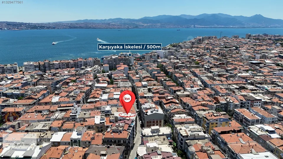 Karşıyaka Alaybey'de kapalı garajlı köşe 2+1 satılık daire, fotoğraf 5