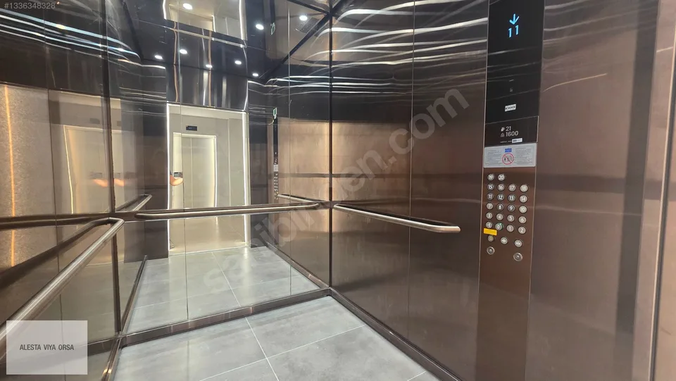 Megapol İzmir F Kule'de 11. katta deniz manzaralı tam kat ofis, fotoğraf 5