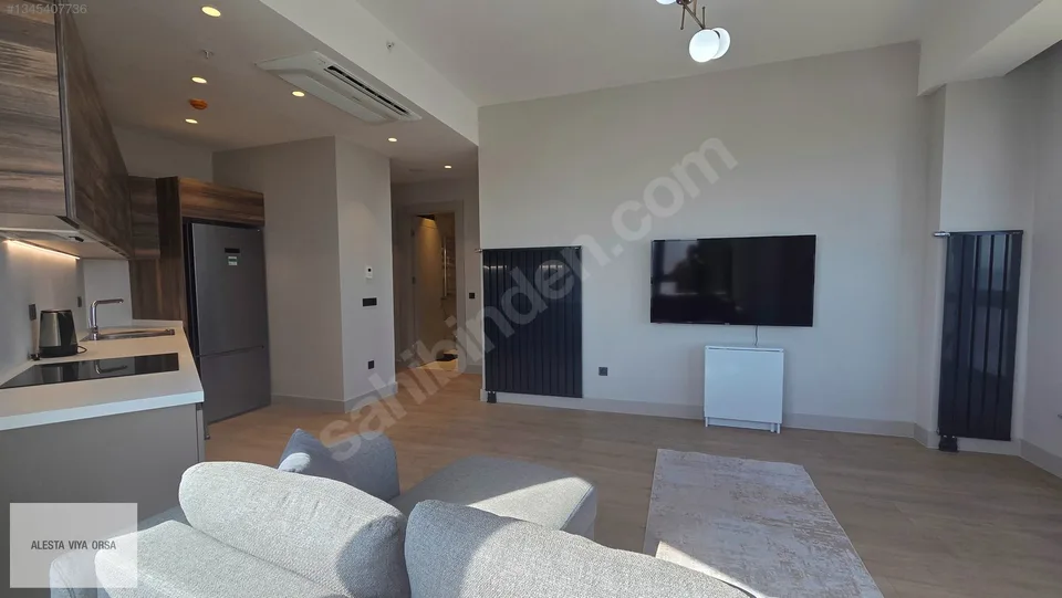 Evora İzmir'de 20. katta eşyalı 1+1 kiralık daire, fotoğraf 10