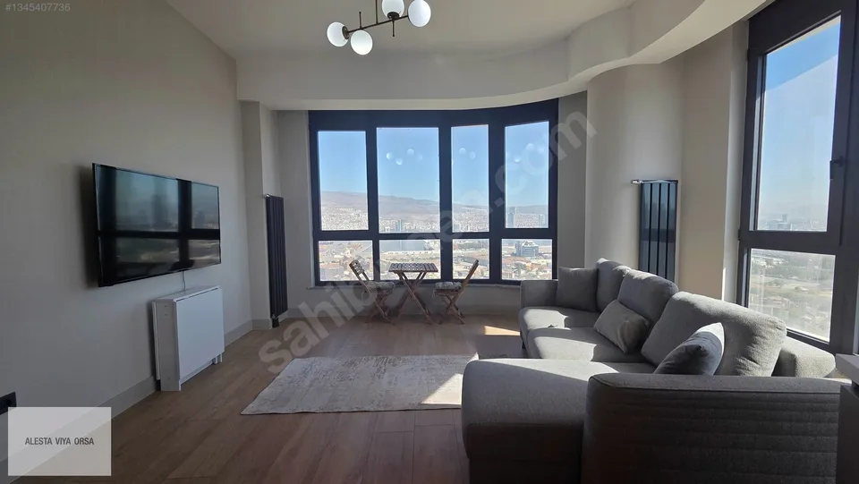 Evora İzmir'de 20. katta eşyalı 1+1 kiralık daire, fotoğraf 11