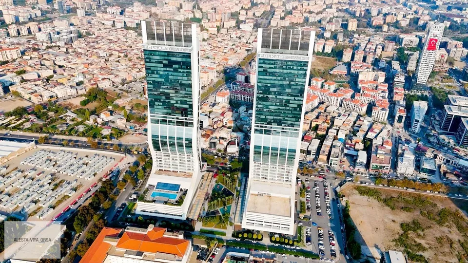 Folkart Towers A Kule'de 30. katta deniz manzaralı ofis, fotoğraf 39
