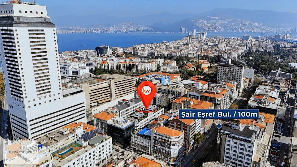 Alsancak'ta Hilton karşısında bahçe kullanımlı 265 m² dükkan, fotoğraf 5