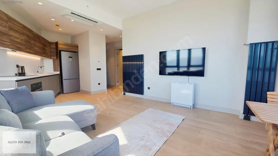 Evora İzmir'de 20. katta eşyalı 1+1 kiralık daire, fotoğraf 5