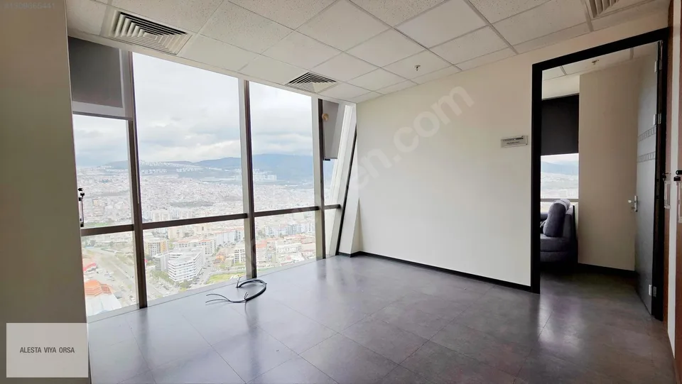 Folkart Towers A Kule'de 30. katta deniz manzaralı ofis, fotoğraf 21