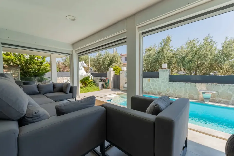 Seferihisar Akarca'da denize yakın, özel havuzlu eşyalı villa, fotoğraf 20