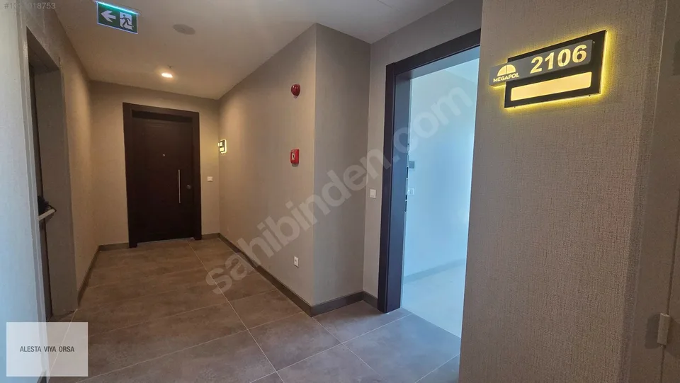 Megapol İzmir'de 21. katta manzaralı 1+1 home ofis, fotoğraf 10