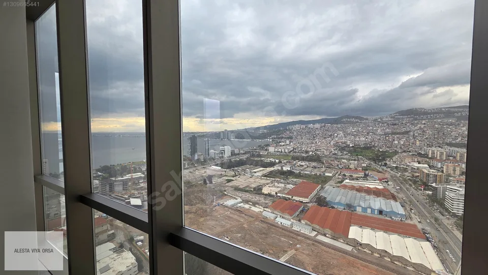 Folkart Towers A Kule'de 30. katta deniz manzaralı ofis, fotoğraf 14