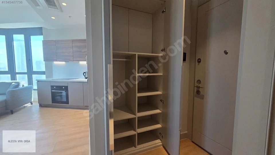 Evora İzmir'de 20. katta eşyalı 1+1 kiralık daire, fotoğraf 21