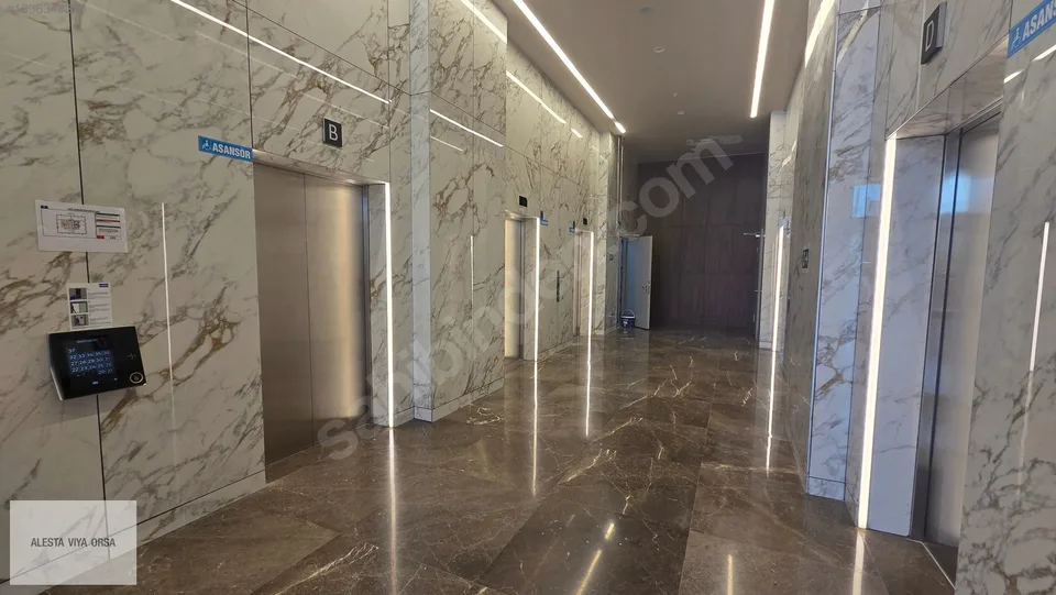 Megapol İzmir F Kule'de 11. katta deniz manzaralı tam kat ofis, fotoğraf 6