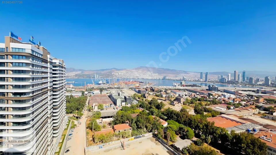 Evora İzmir'de 20. katta eşyalı 1+1 kiralık daire, fotoğraf 6
