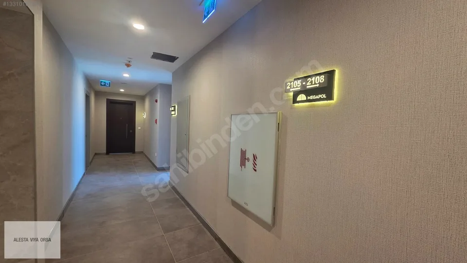 Megapol İzmir'de 21. katta manzaralı 1+1 home ofis, fotoğraf 9