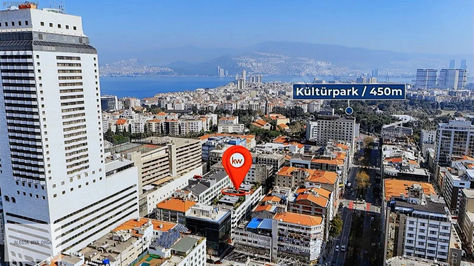 Alsancak'ta Hilton karşısında bahçe kullanımlı 265 m² dükkan, fotoğraf 4