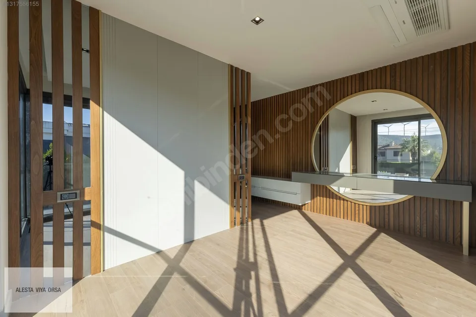 Alaçatı'da özel havuzlu, modern mimarili 3+1 villa, fotoğraf 38